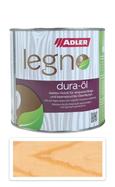 ADLER Legno Dura-Öl - rychleschnoucí olej pro namáhané plochy v interiéru 0.75 l Bezbarvý