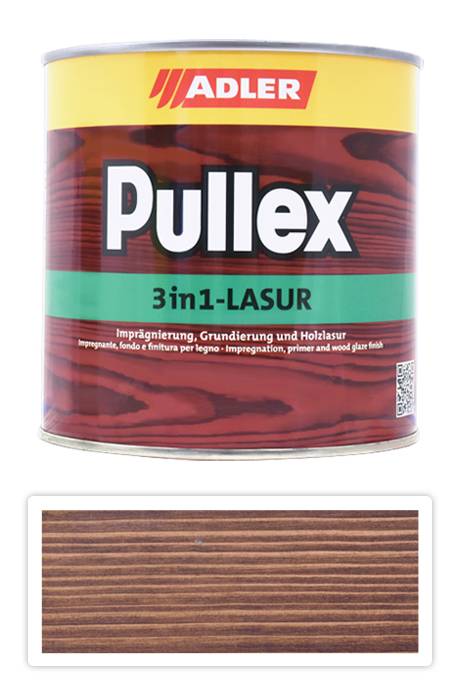 ADLER Pullex 3in1 Lasur - tenkovrstvá impregnační lazura 0.75 l Palisandr 4435050050