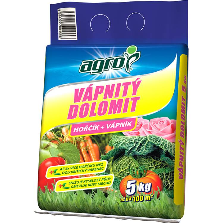 Agro CS Vápnitý dolomit mletý 5kg