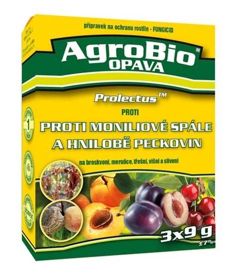 AgroBio proti monil. spále a hnilobě peckovin (Prolectus) 3x9g