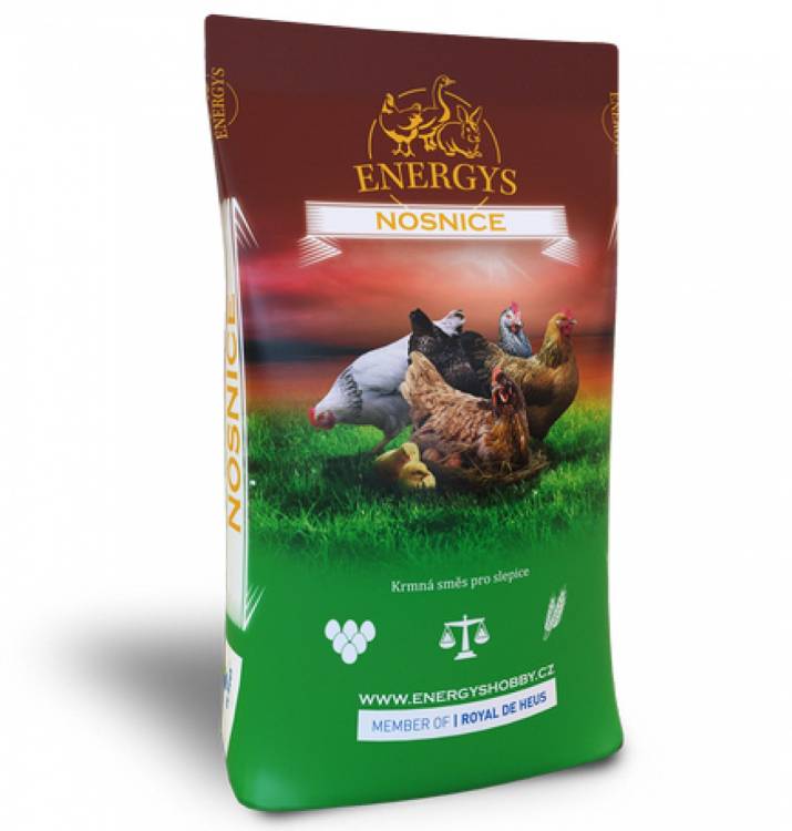 ENERGYS Krmivo nosnice KLASIK 25 kg (šrot)