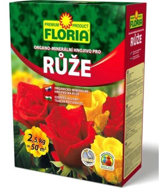 Floria Organomin. hnojivo pro růže - 2,5 kg OM