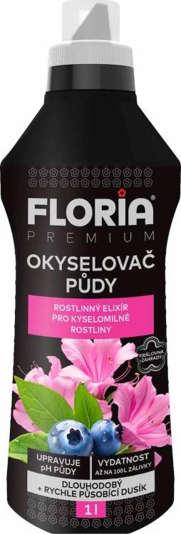 FLORIA PREMIUM Okyselovač a kap.hnojivo pro kys. rostliny 1l