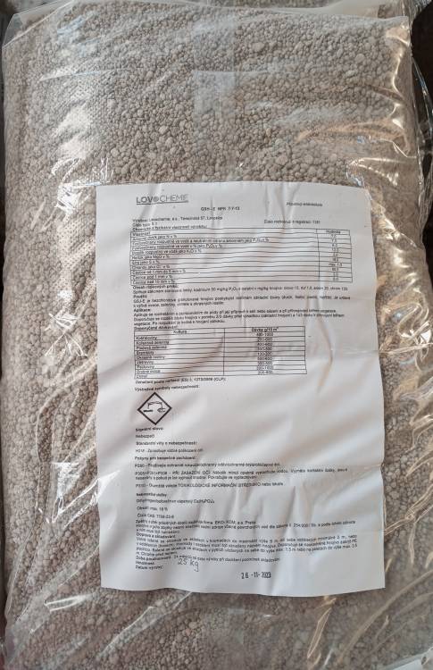 Lovochemie GSH-E NPK 7-7-12 + 2MgO pytle 25 kg/ks ( PAL/40ks ) - k bramborám