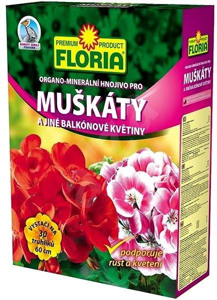Organomin. hnojivo pro muškáty (Floria) - 2,5 kg OM