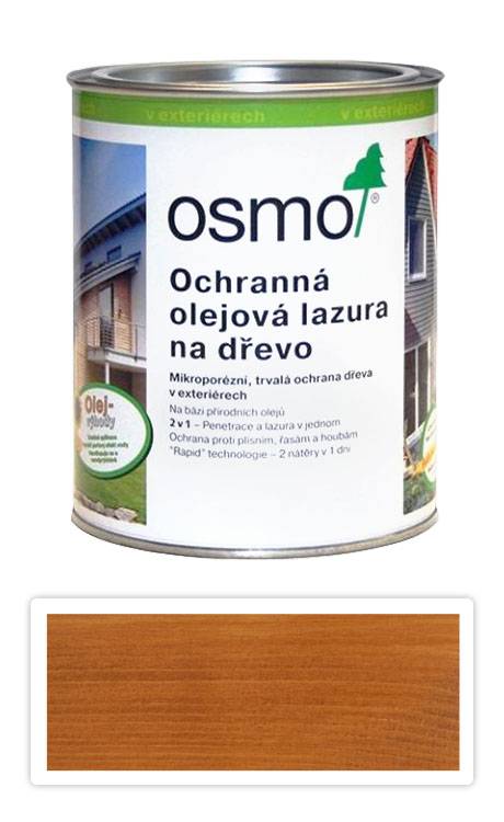 OSMO Ochranná olejová lazura 0.75 l Dub 706