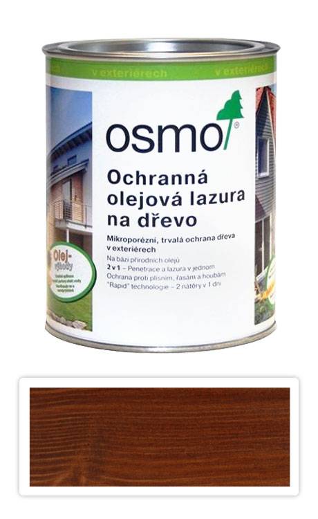 OSMO Ochranná olejová lazura 0.75 l Teak 708