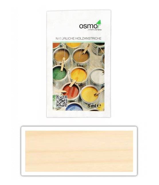 OSMO Tvrdý voskový olej barevný pro interiéry 0.005 l Bílý 3040 vzorek