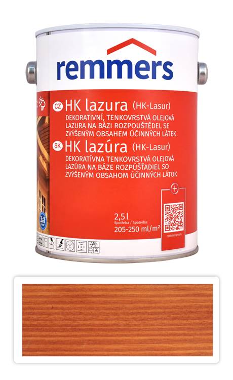 REMMERS HK lazura - ochranná lazura na dřevo pro exteriér 2.5 l Teak