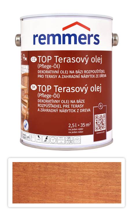 REMMERS TOP Terasový olej na bázi rozpouštědel 2.5 l Teak