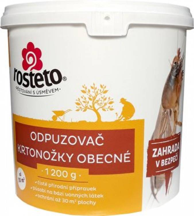 Rosteto Odpuzovač Krtonožky obecné 1200 g
