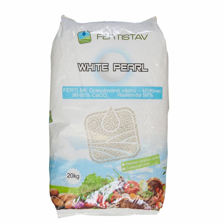 White Pearl Vápnitý dolomit - granulovaný 20kg