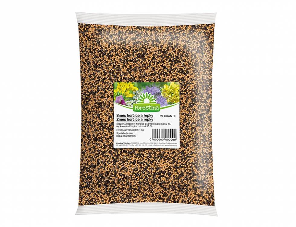 Zelené hnojení - směs hořčice s řepkou 1 kg