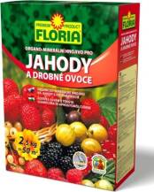 Floria Organomin. hnojivo pro jahody a ovoce - 2,5 kg OM